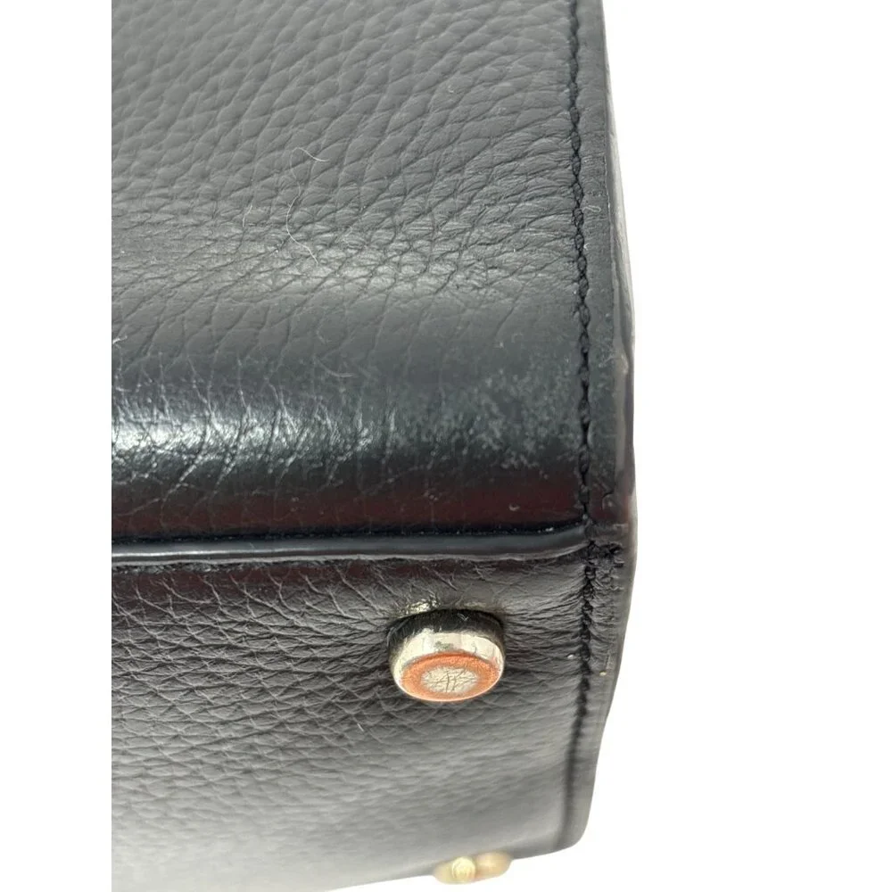 Kate Spade Hayes Medium Black‎ Pebbled Leather Handbag Purse Crossbody